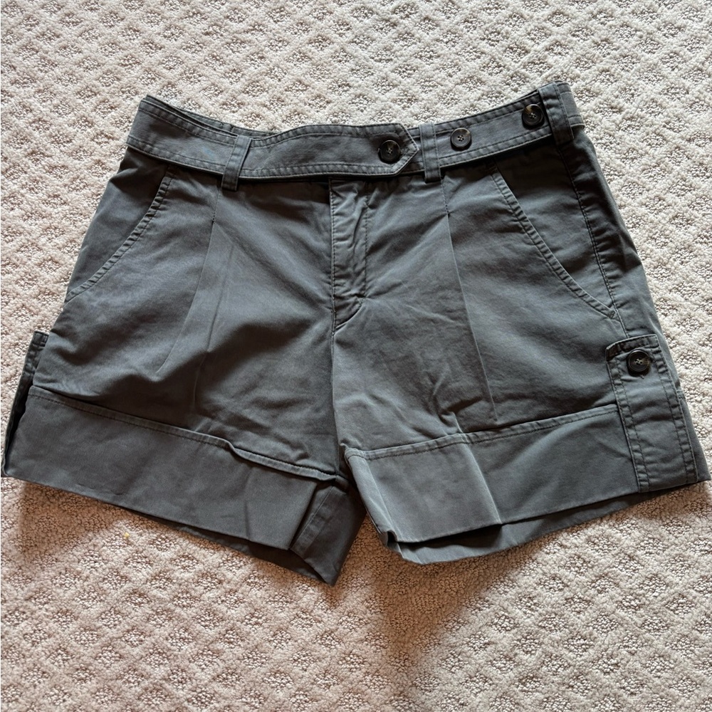 Vince Olive Green Utility Shorts